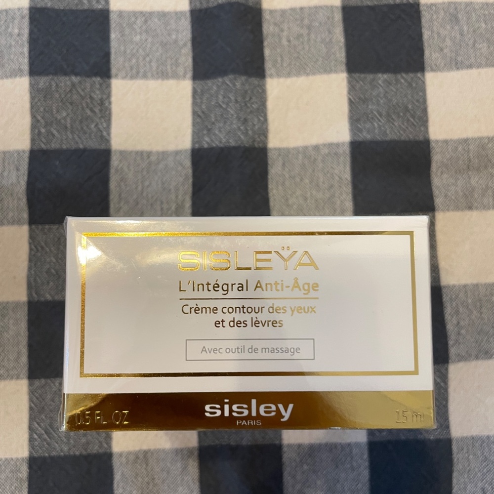 Sisley Paris - Eye and lip contour cream with massage tool - 0.5 fl oz / 15 ml